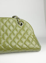 Load image into Gallery viewer, Chanel Khaki patent leather bag
