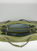 Load image into Gallery viewer, Chanel Khaki patent leather bag
