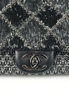 Chanel Borsa a tracolla in lana nera