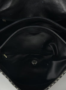 Chanel Black wool shoulder bag