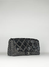 Load image into Gallery viewer, Chanel Black wool shoulder bag
