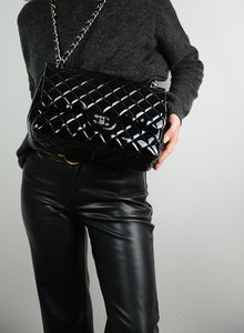 Chanel Jumbo bag in black vernis