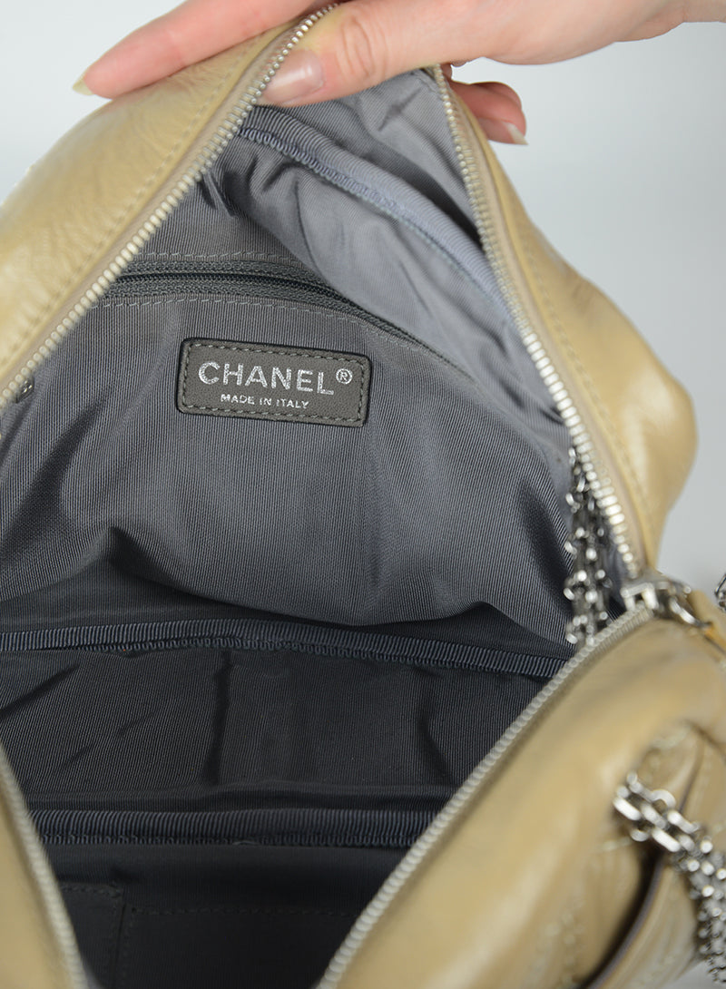 Chanel Borsa in pelle beige
