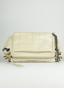 Chanel Cream leather shoulder bag