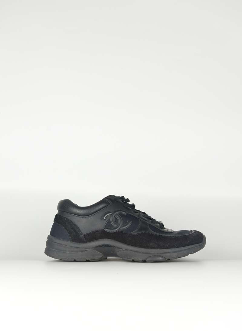 Chanel Sneakers in tessuto nere - N. 38 ½