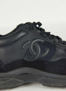Chanel Sneakers in tessuto nere - N. 38 ½