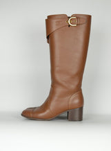 Load image into Gallery viewer, Chanel Cognac Leather Boots - N. 36c
