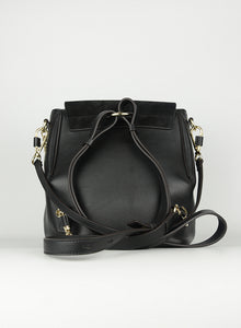 Chloè Faye plain backpack in black leather