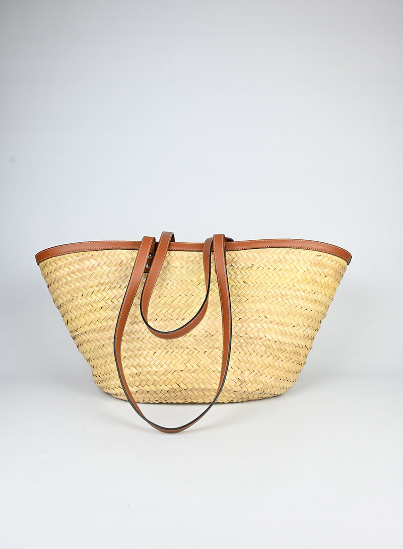 Celine Borsa a spalla in rafia -  lesleyluxuryvintage
