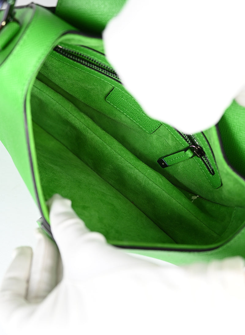 Dior Borsa Saddle in pelle verde -  lesleyluxuryvintage