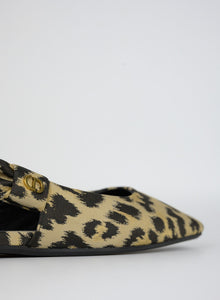 Dior Slingback in tessuto leopardato - N. 39