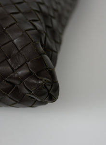 Bottega Veneta Shoulder bag in dark brown leather
