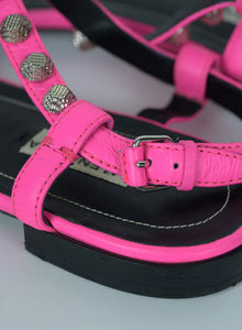 Balenciaga Sandali Gintarg in pelle fucsia - N. 36