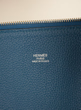 Carica l&#39;immagine nel visualizzatore di Gallery, Hermes Borsa Bolide 45 in pelle blu petrolio
