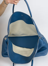 Load image into Gallery viewer, Hermes Borsa Bolide 45 in pelle blu petrolio
