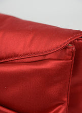 Load image into Gallery viewer, Valentino Red satin clutch bag with bow
