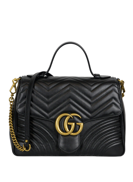 Gucci Borsa Marmont in pelle nera