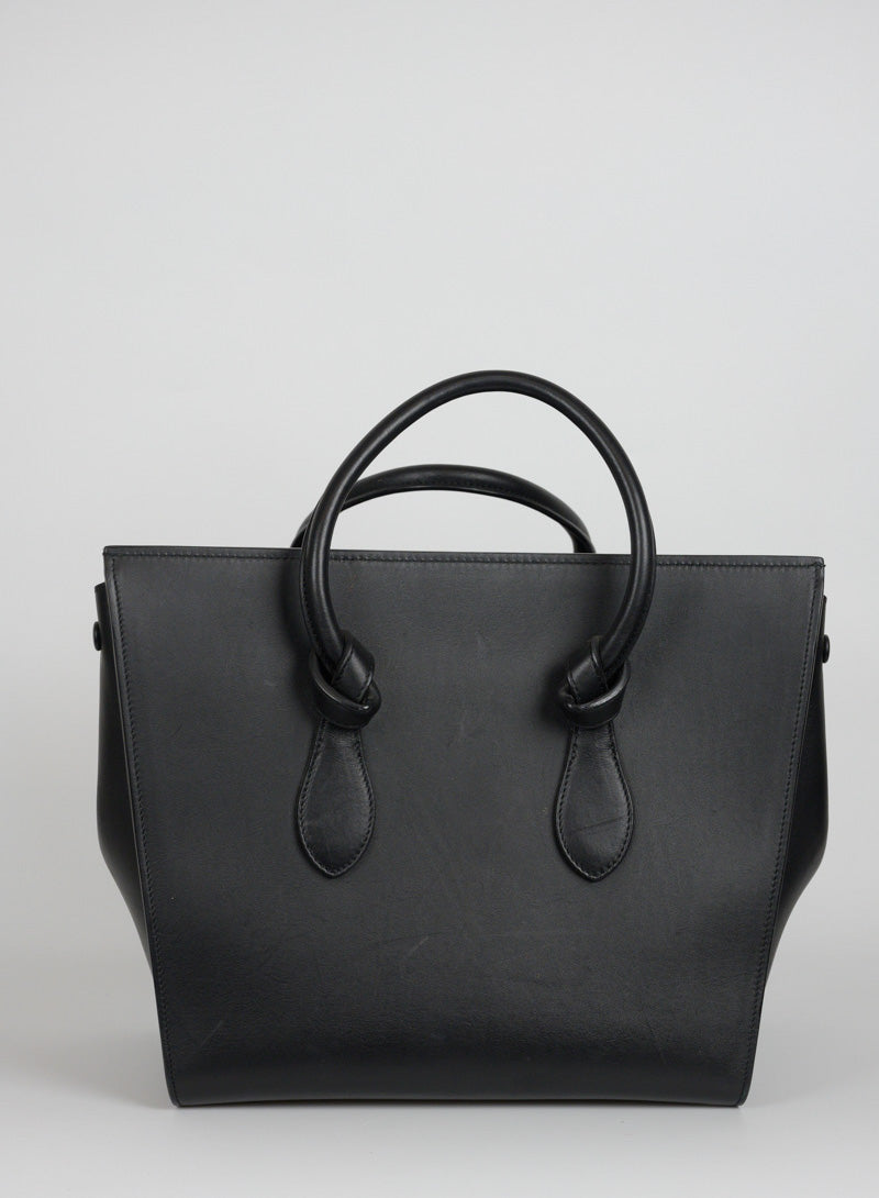 Celine Borsa Tie in pelle nera