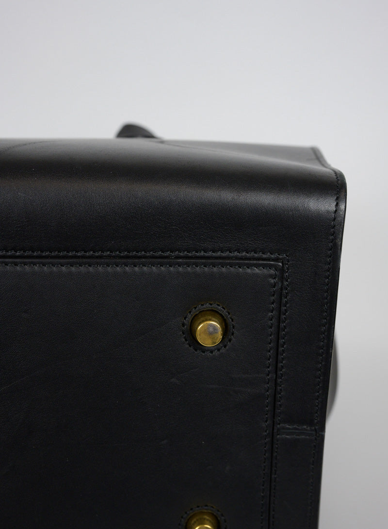 Celine Borsa Tie in pelle nera