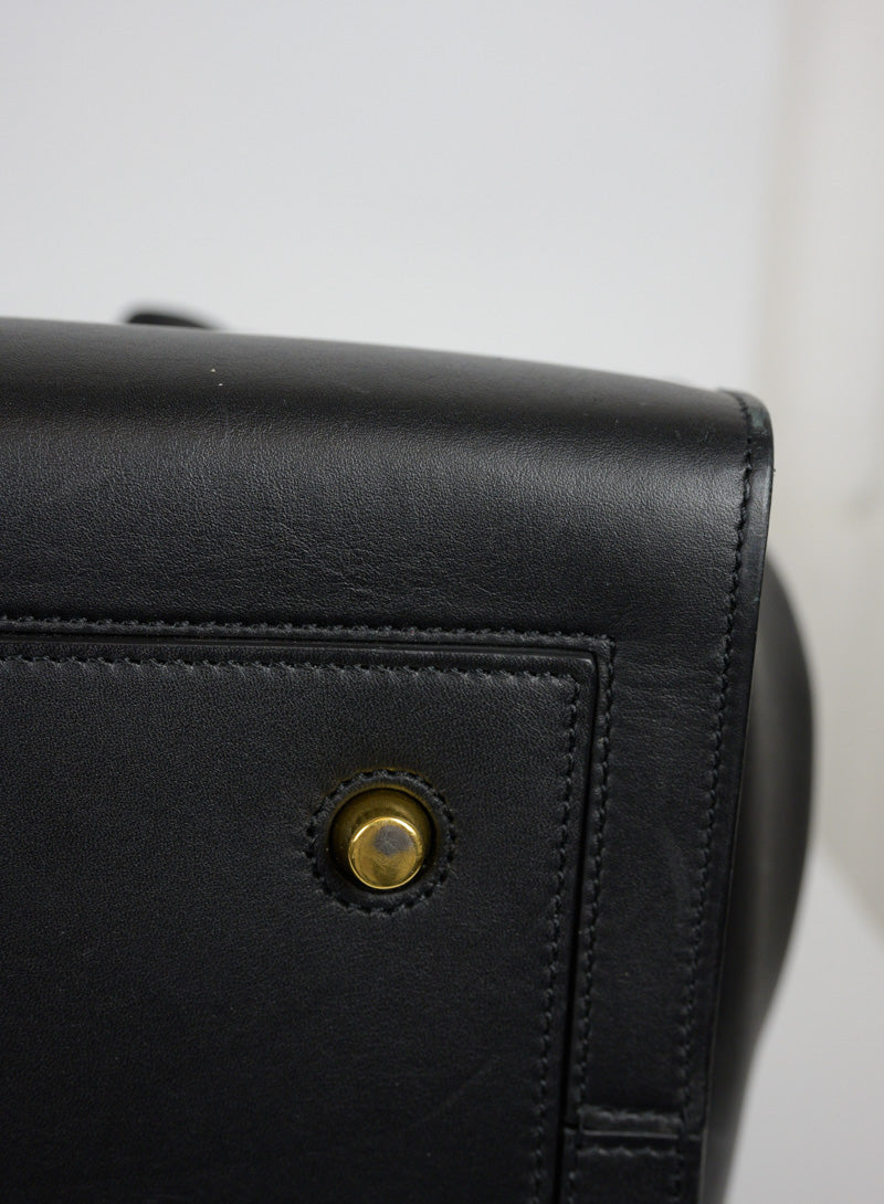 Celine Borsa Tie in pelle nera