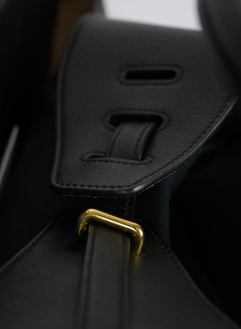 Celine Borsa Tie in pelle nera