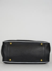 Miu Miu Borsa Bowling in pelle nera
