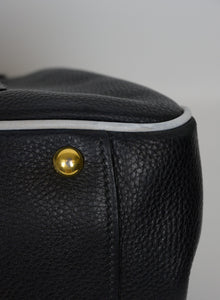 Miu Miu Borsa Bowling in pelle nera