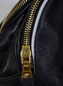 Miu Miu Borsa Bowling in pelle nera