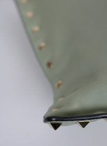 Valentino Sage green Rockstud clutch bag