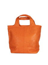 Load image into Gallery viewer, Bottega Veneta Shopper in pelle arancione
