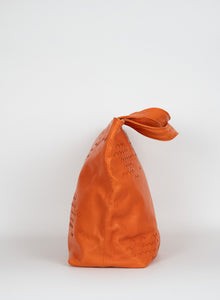Bottega Veneta Shopper in pelle arancione