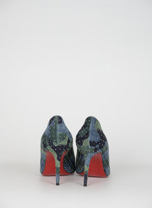 Louboutin Décolléte Camouflage con borchiette - N. 38