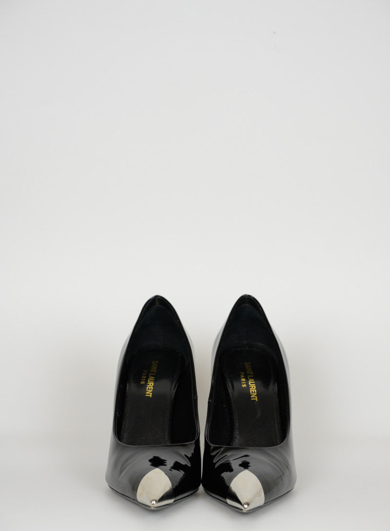 Saint Laurent Décolléte in black vernis - N. 38 ½