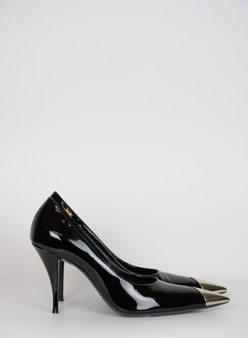 Saint Laurent Décolléte in black vernis - N. 38 ½