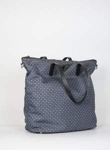 Prada Shopper in tela vela fantasia