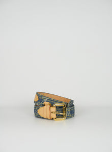 Louis Vuitton Cintura in Monogram denim