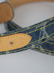 Louis Vuitton Cintura in Monogram denim
