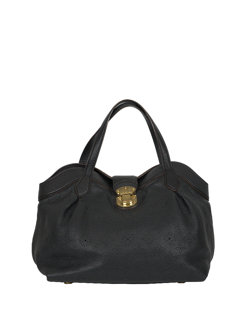 Louis Vuitton Mahina Cirrus bag PM bag in black leather