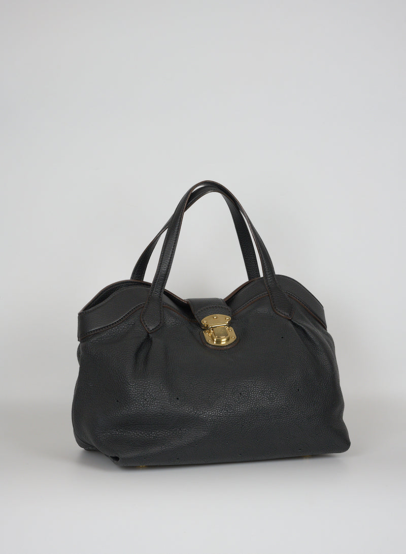 Louis Vuitton Mahina Cirrus bag PM bag in black leather