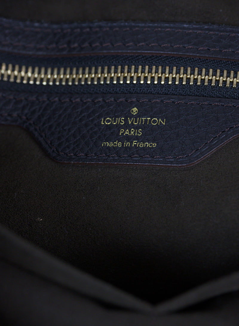 Louis Vuitton Mahina Cirrus bag PM bag in black leather