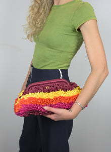 Roberta di Camerino Clutch bag in colored raffia