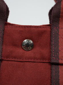 Hermès Borsa Bora Bora piccola in tessuto rosso