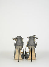 Load image into Gallery viewer, Jimmy Choo sandali argento con glitter - N. 40

