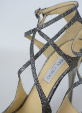 Carica l&#39;immagine nel visualizzatore di Gallery, Jimmy Choo sandali argento con glitter - N. 40
