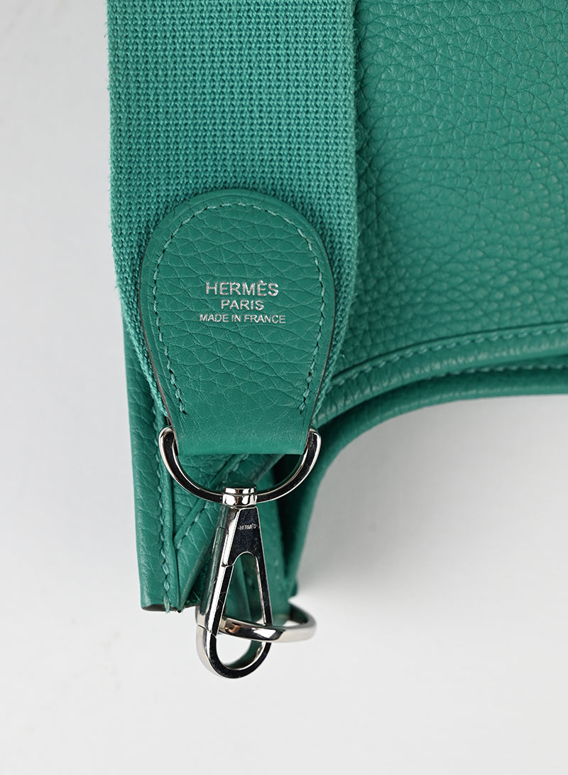 Hermès Borsa Evelyne 29 in pelle verde