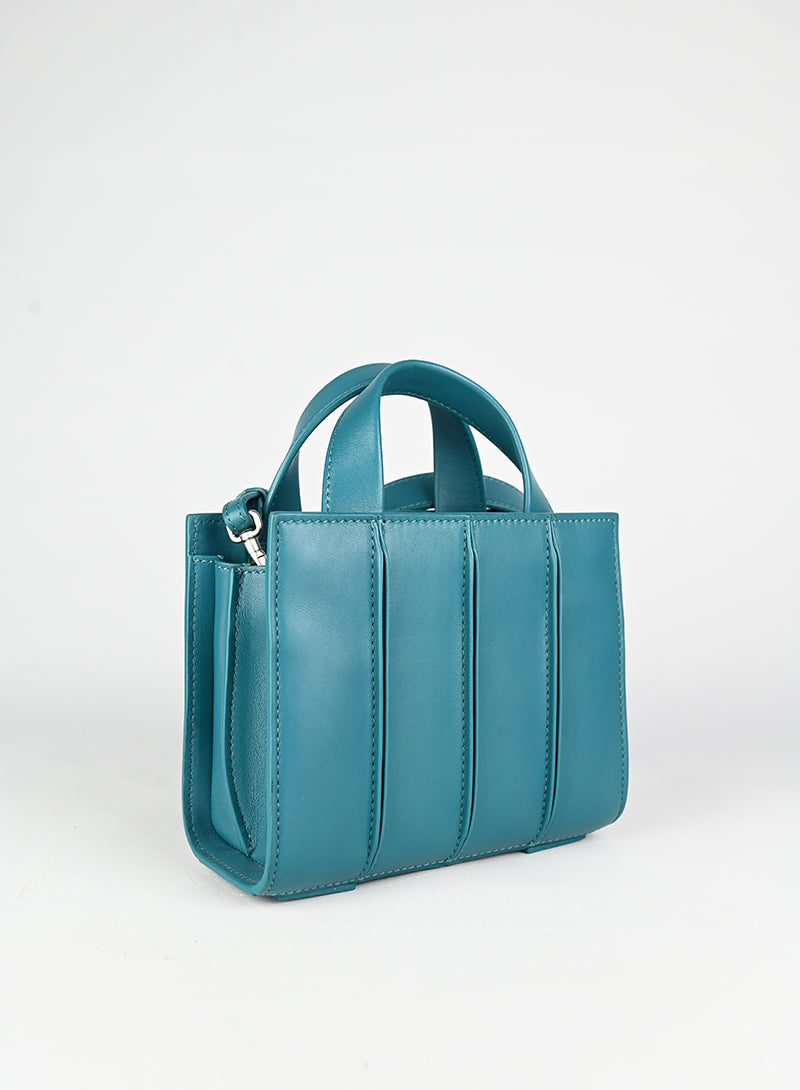Max Mara by Renzo Piano Borsa in pelle petrolio