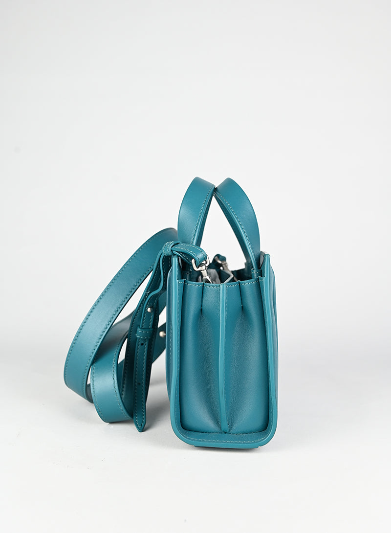 Max Mara by Renzo Piano Borsa in pelle petrolio