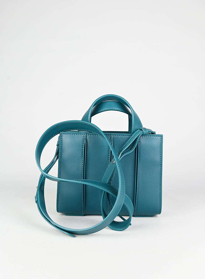Max Mara by Renzo Piano Borsa in pelle petrolio