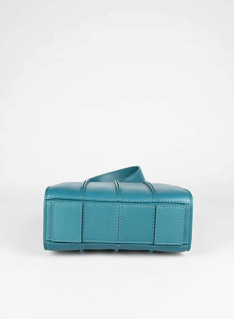 Max Mara by Renzo Piano Borsa in pelle petrolio