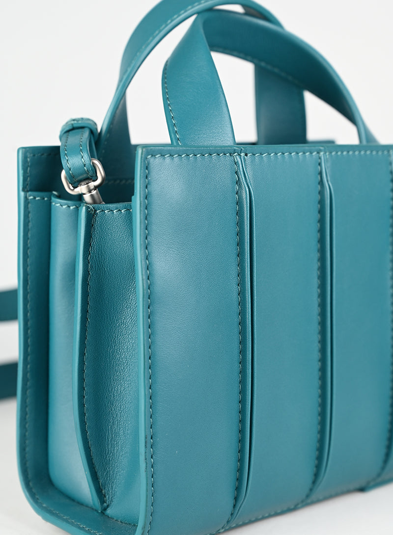 Max Mara by Renzo Piano Borsa in pelle petrolio